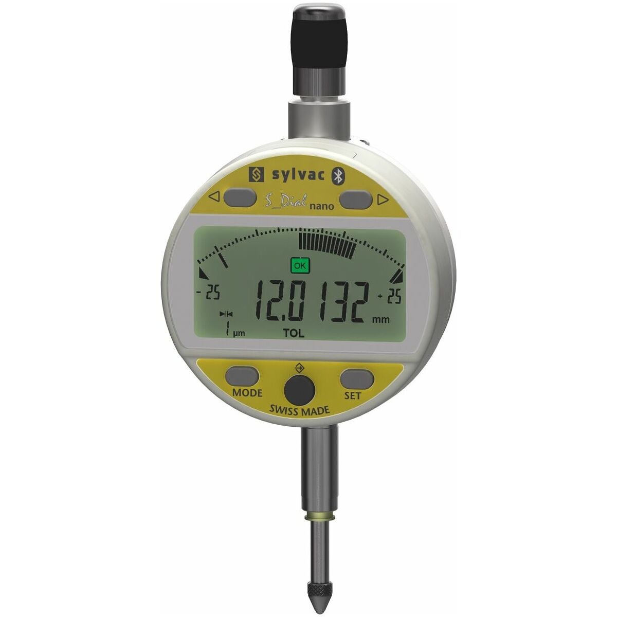 Digital mätklocka Bluetooth Avläsning 0,01 mm