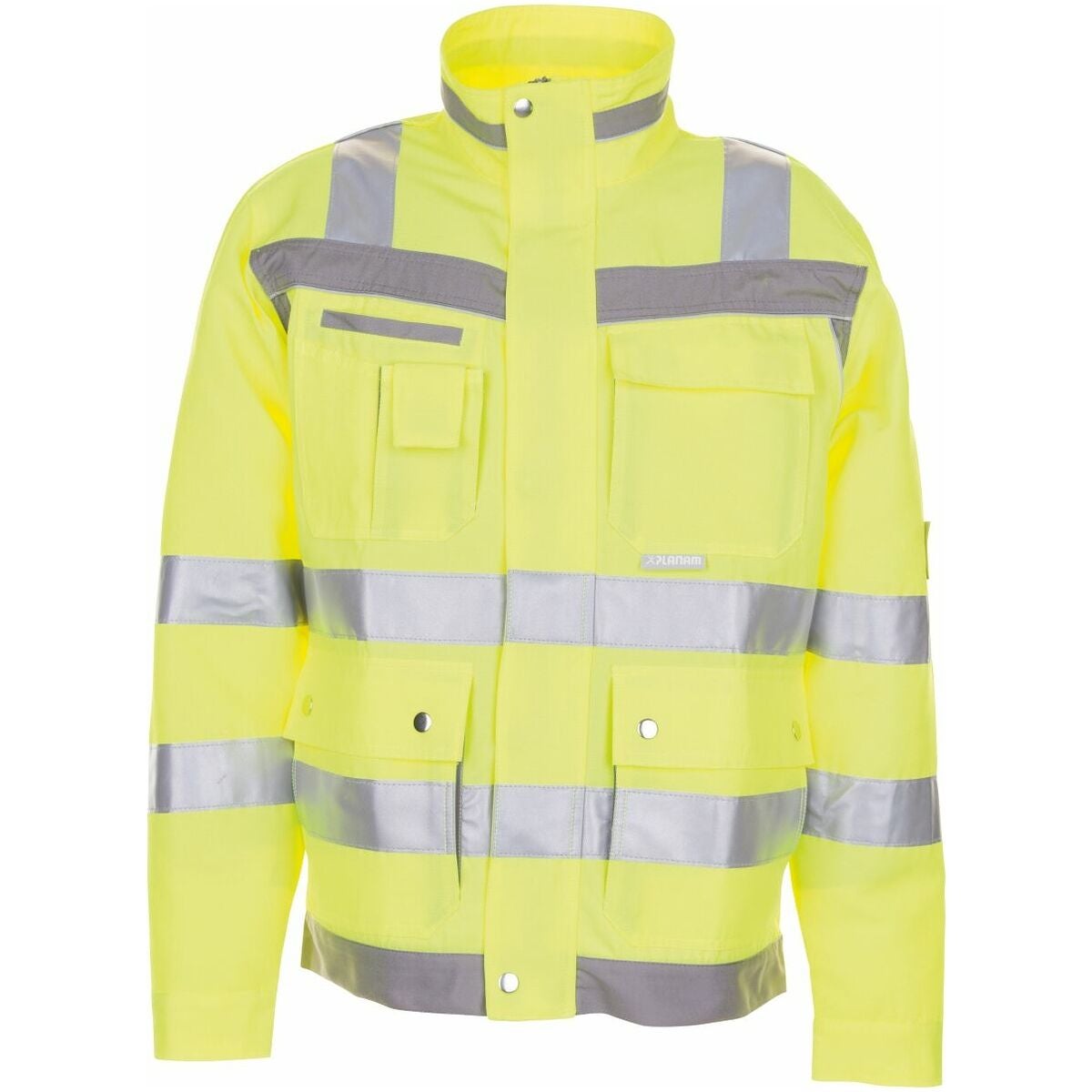 Varselmidjejacka Plaline gul/zink