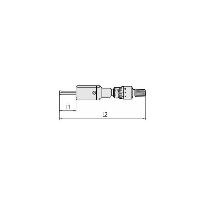 Liten innermikrometer 3-4 mm