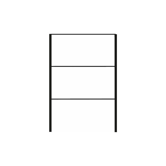 Grenställ grundsektion, enkelsidigt KR 3000 500 mm