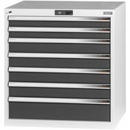 Verktygsskåp komplett med lådor 200 kg 800/7A