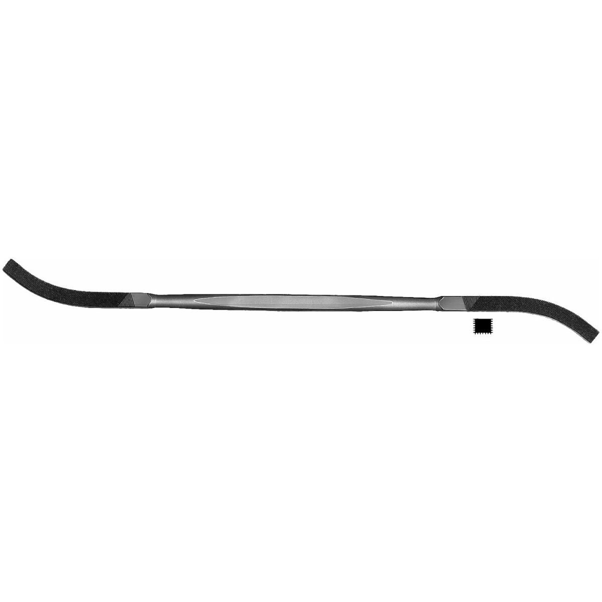 Precisionsräffelfil medel Längd = 180 mm 732