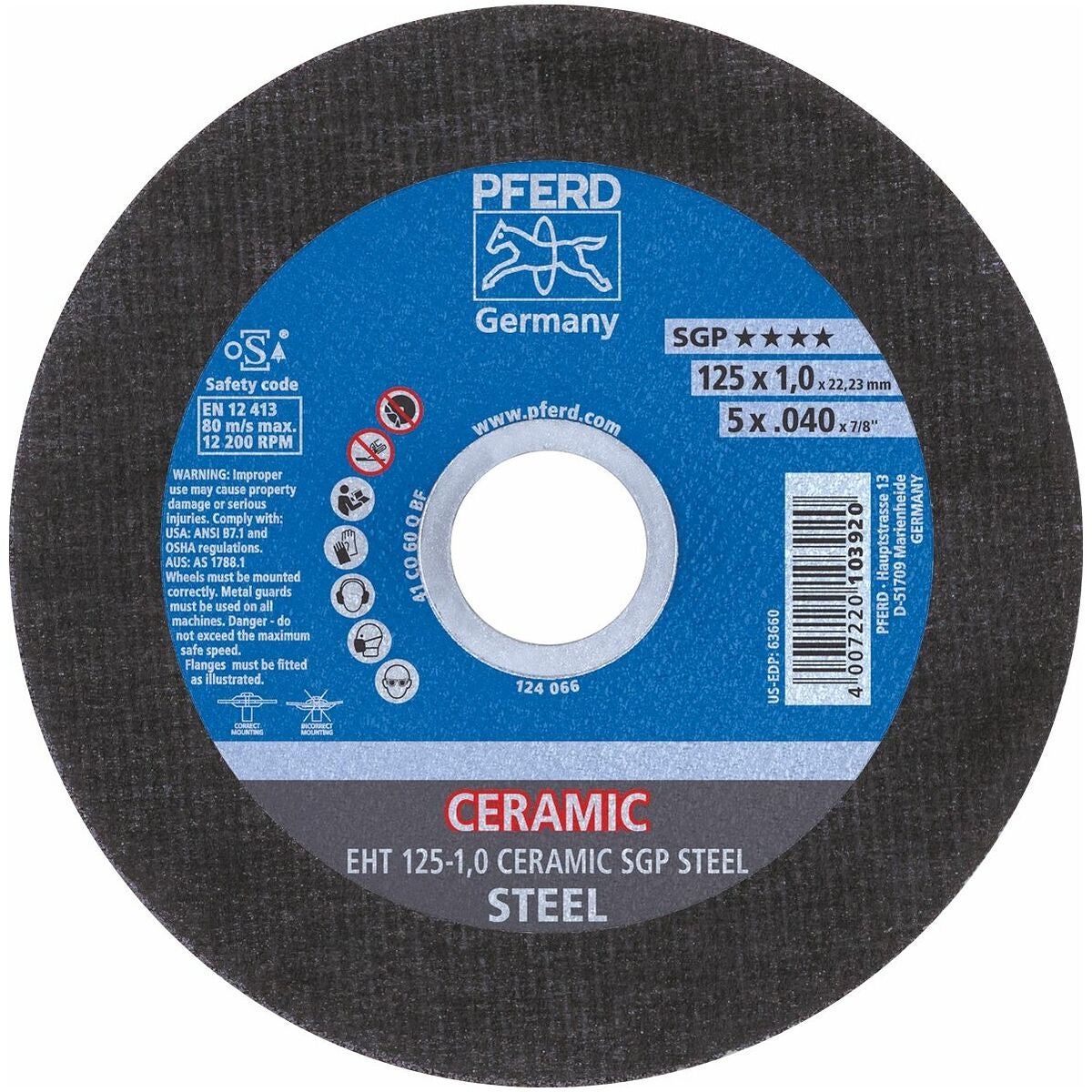 Kapskiva SGP STEEL EXTRA SMAL