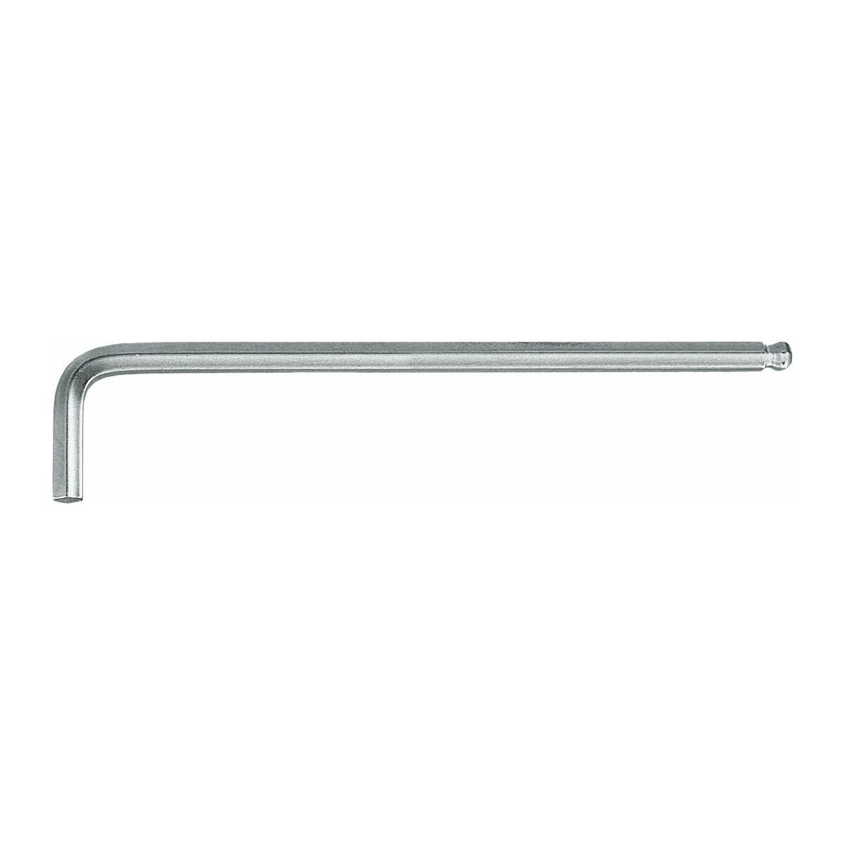 Insexnyckel, lång med klotformat huvud, förkromad