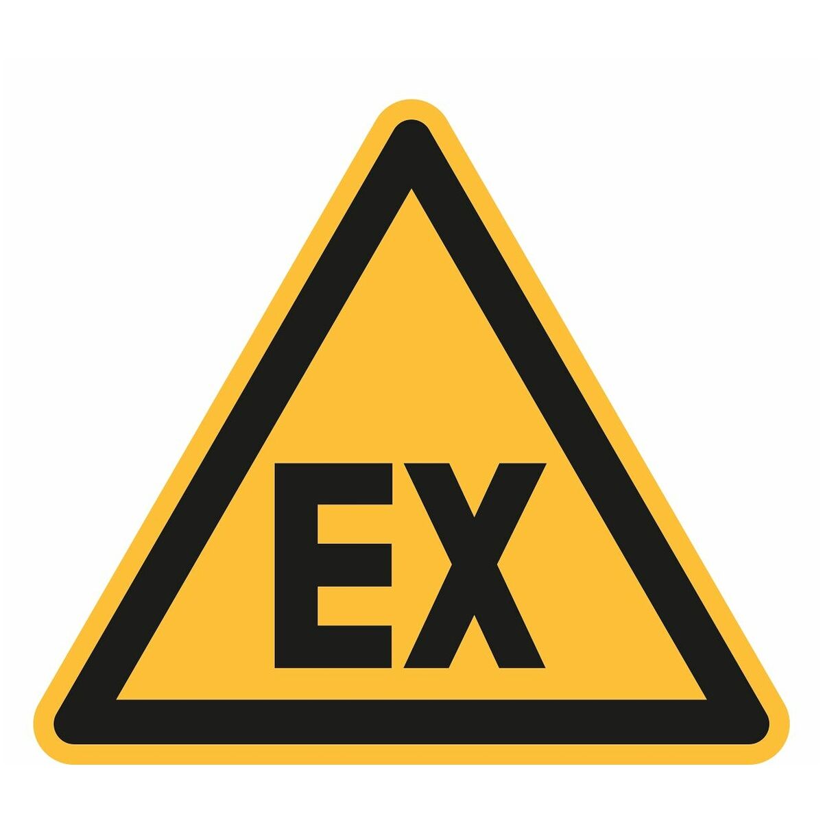 Varningsskyltar Varning för explosiv atmosfär