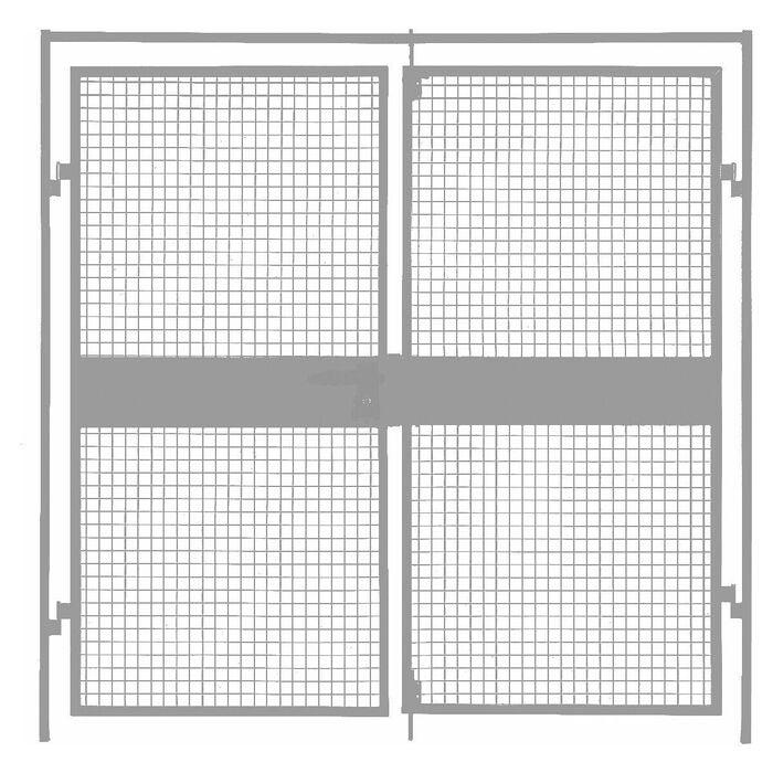 Dubbeldörr galler bredd 2200 mm 2200 mm