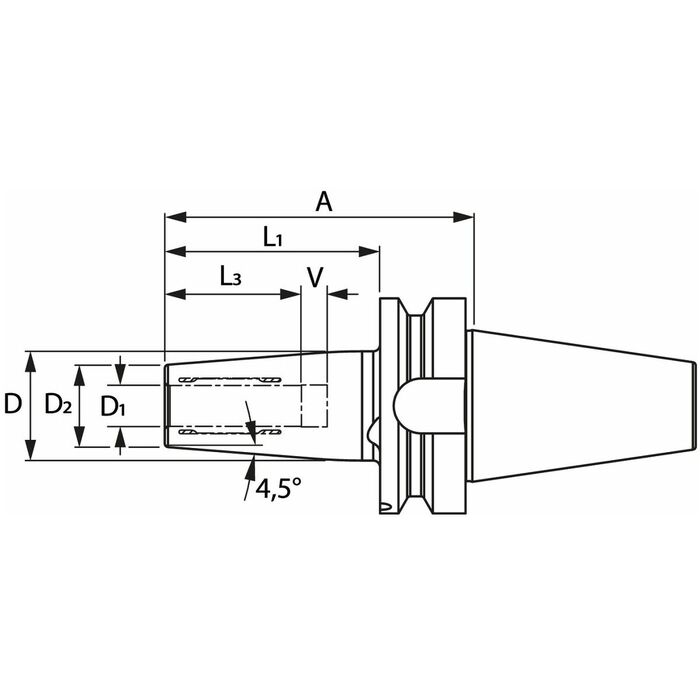 Hydraulchuck, smal Master Chuck, form ADB 20 mm