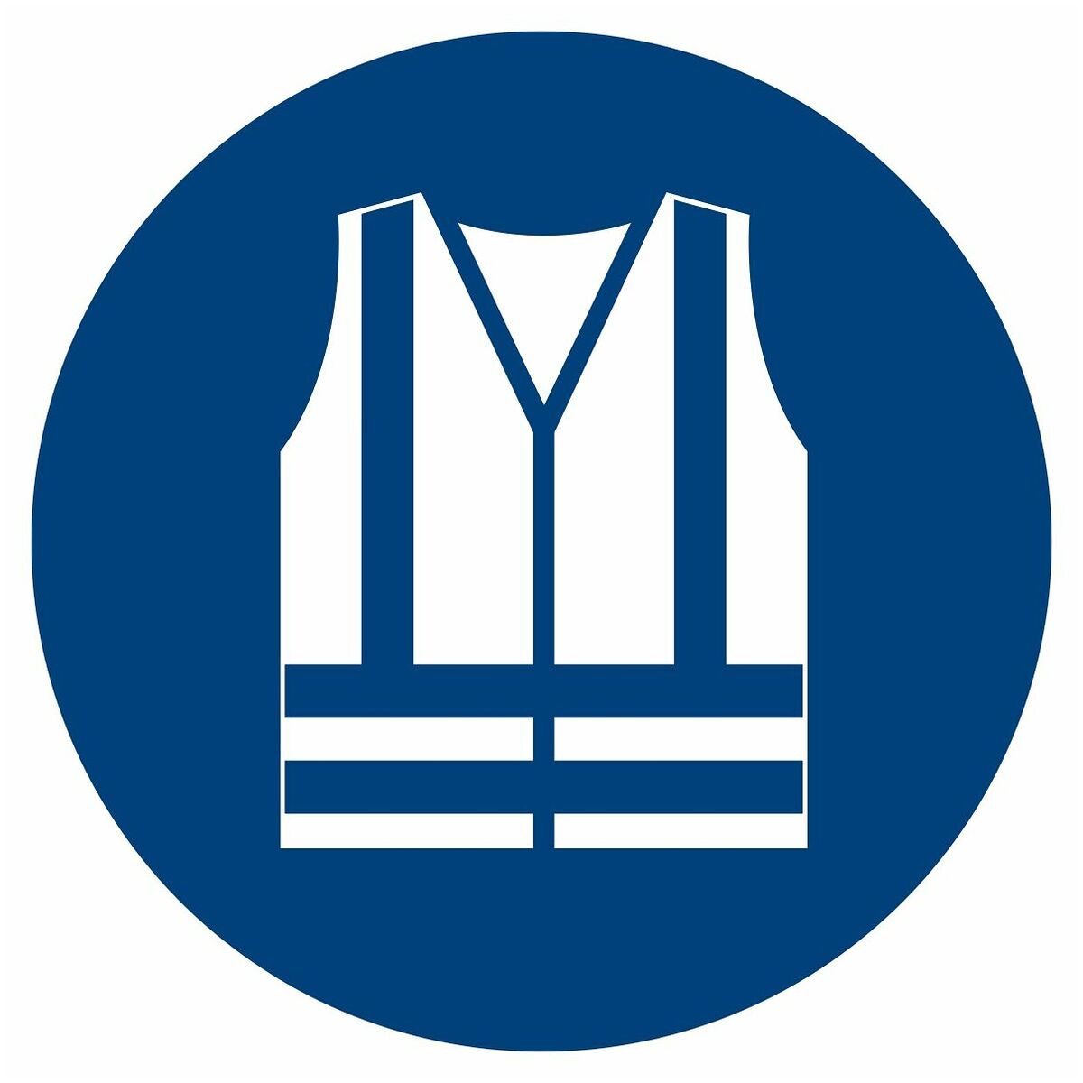 Påbudsskyltar Använd varselväst