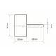 Lamell-slipstift för rostfritt stål 30X10 mm