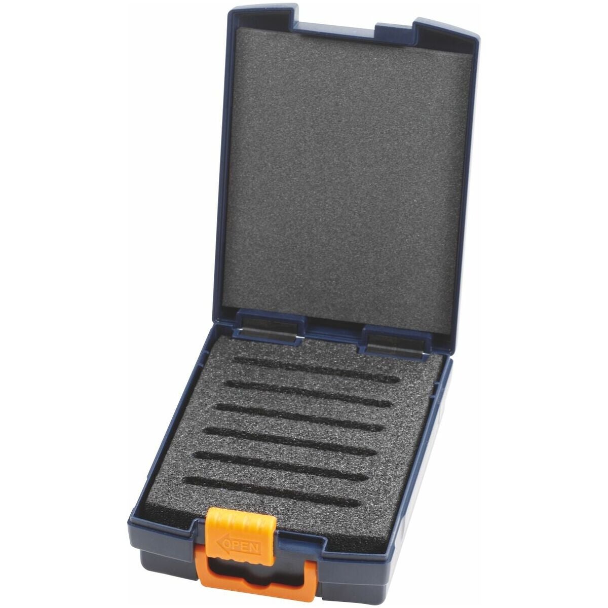 Plastkassett för teckenuppsättningar med skumgummiinlägg