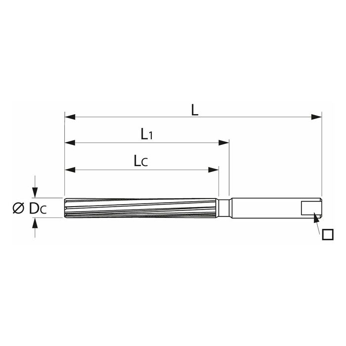 Ställbar handbrotsch 18 mm