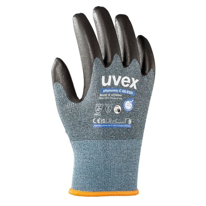 Handske, par uvex phynomic C XG ESD 9