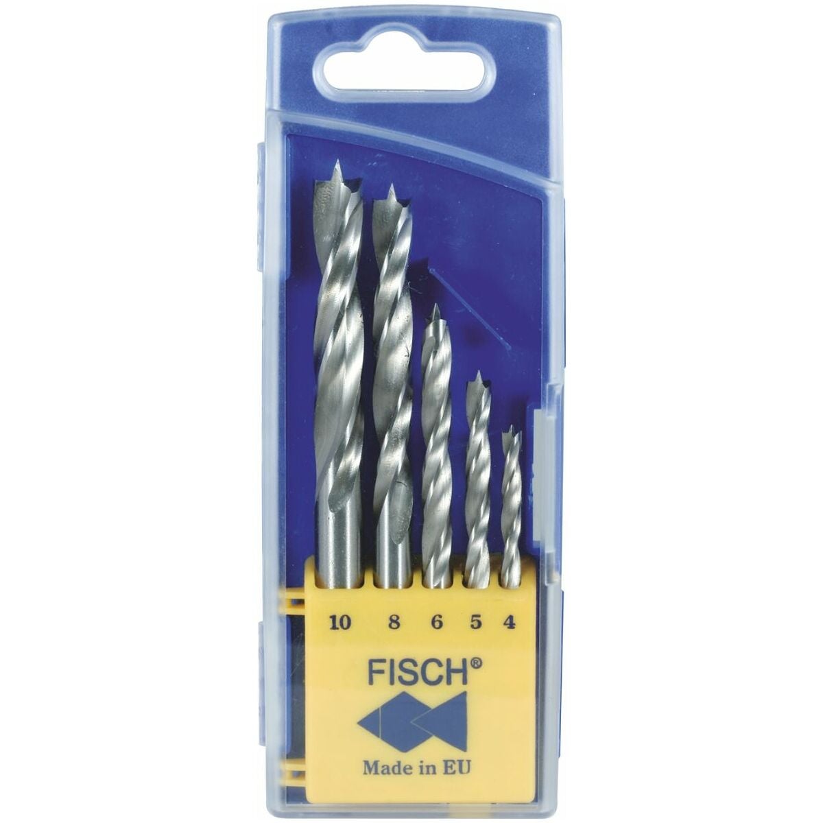 Sats med träspiralborr