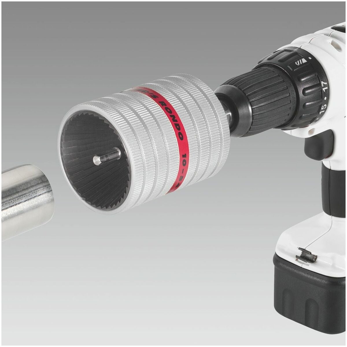 Invändig/utvändig avgradare för rostfritt stål 35 mm