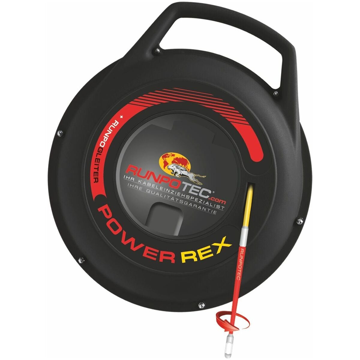 Glasfiberdragfjäder PowerRex i plastlåda