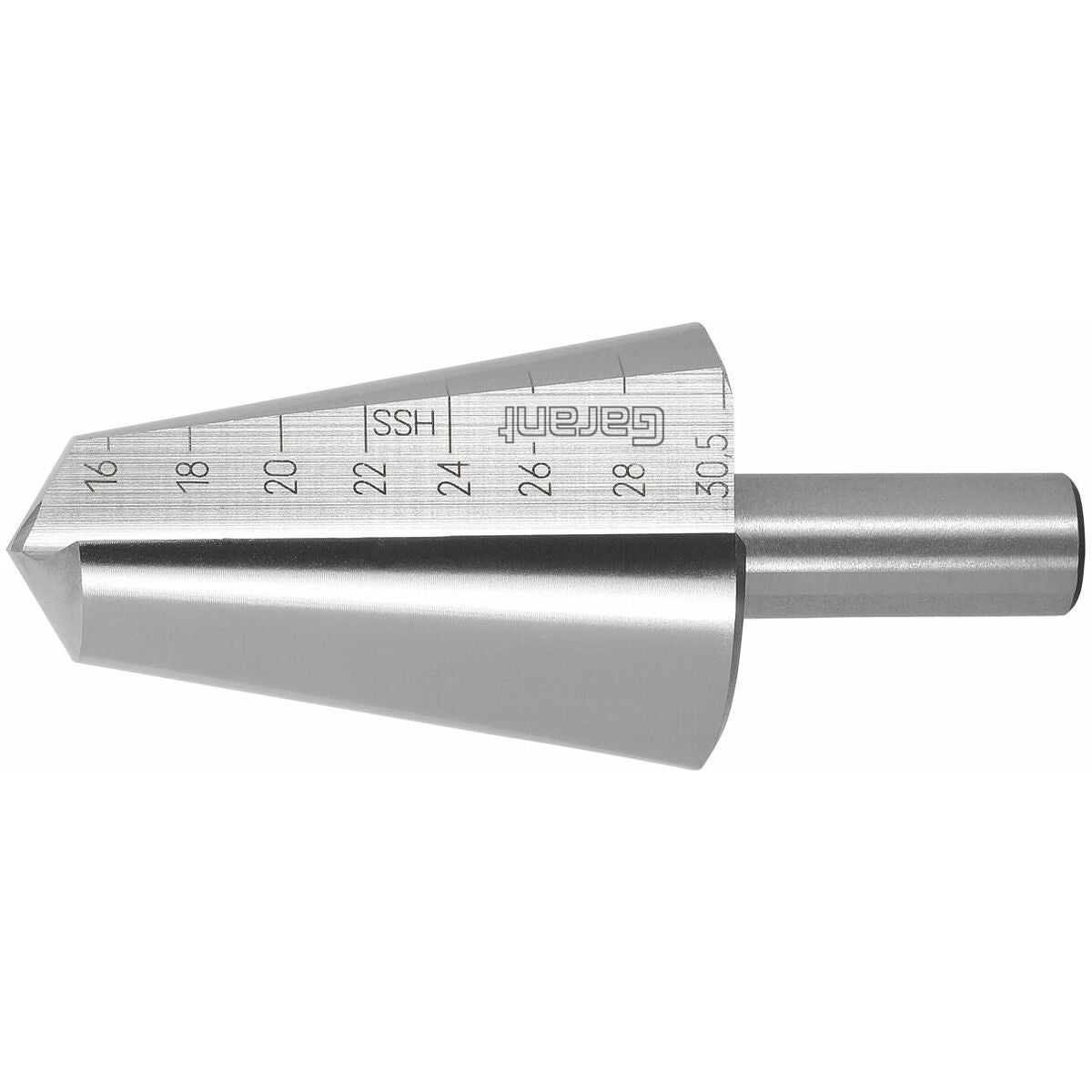 Koniskt precisionsplåtborr HSS obelagd
