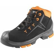 Snörkänga svart/orange uvex 2, S3 39
