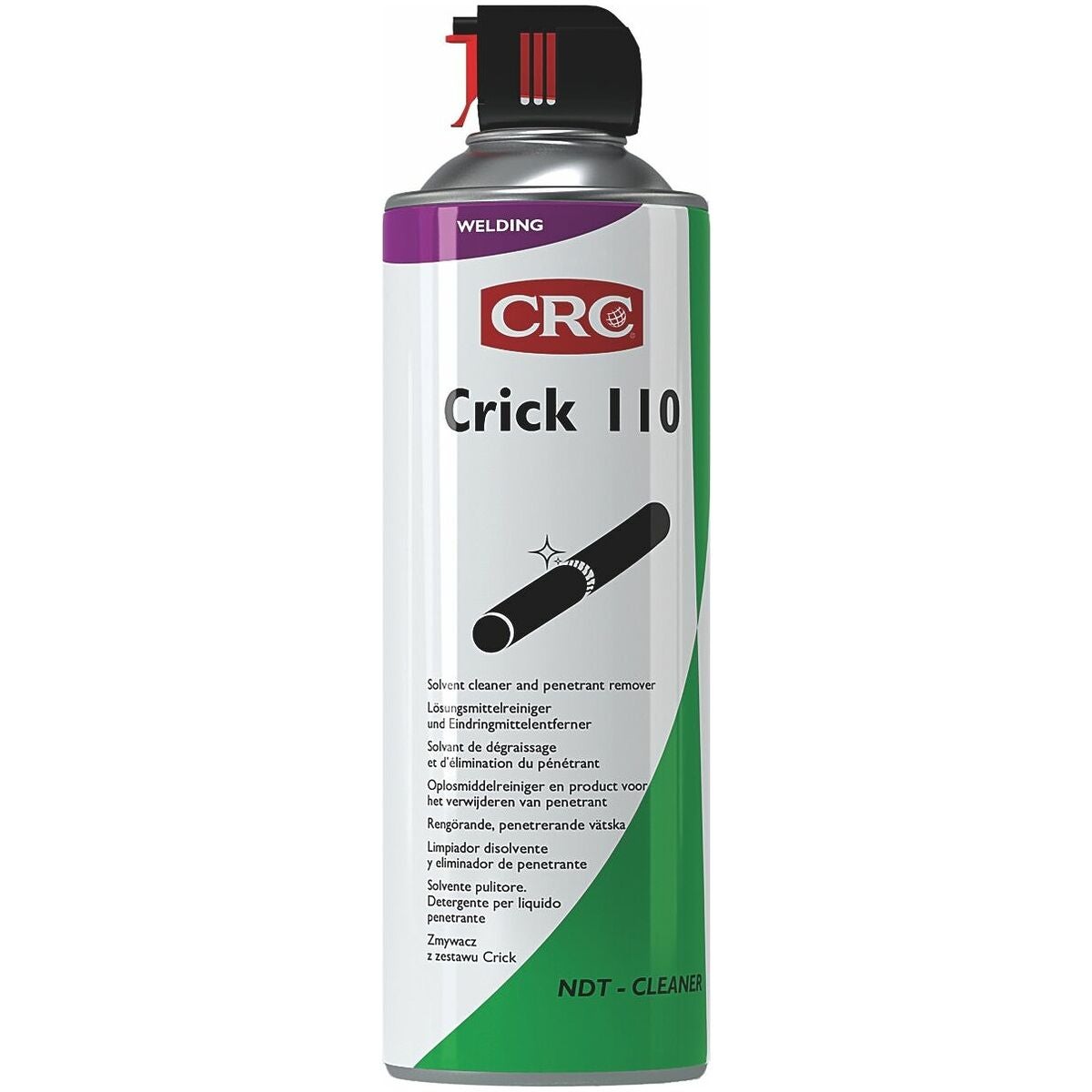 Rengörande sprickprovningsmedel CRICK 110