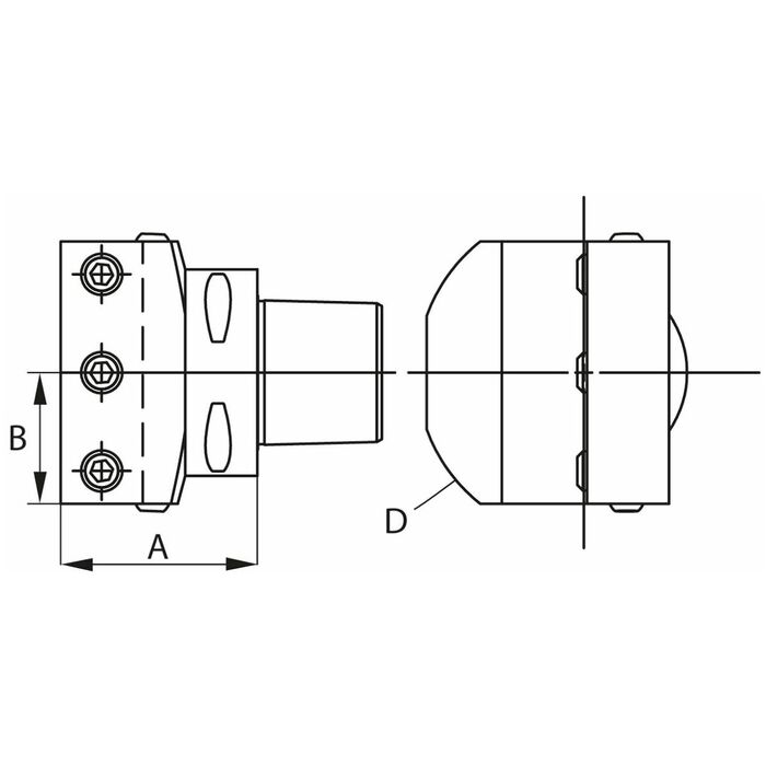 Eco-verktygsfäste radiellt 25 mm