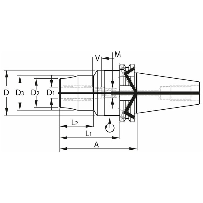 HPH-chuck 10 mm