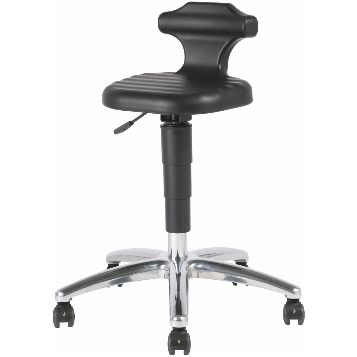 Sitt-/ståhjälp – ESD, polyuretanskumplast, med hjul