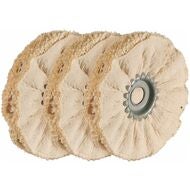 Sisal-dukringssats, 3 delar, med impregnering för grovpolering 100 mm