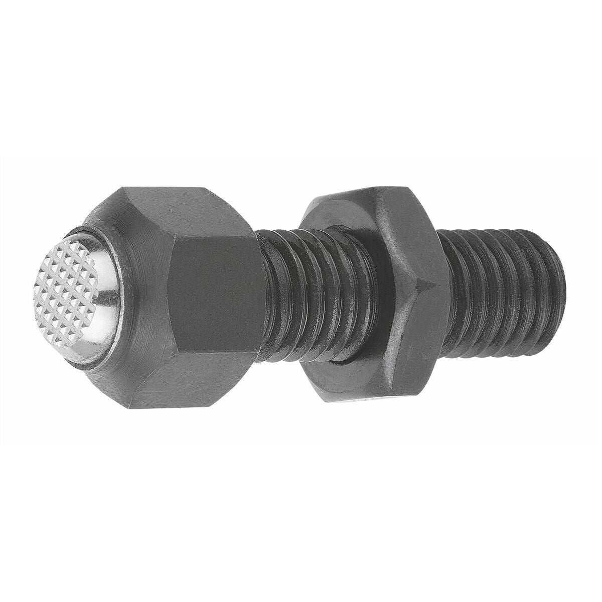 Pendelupplag inställbart Räfflad, utvändig gänga