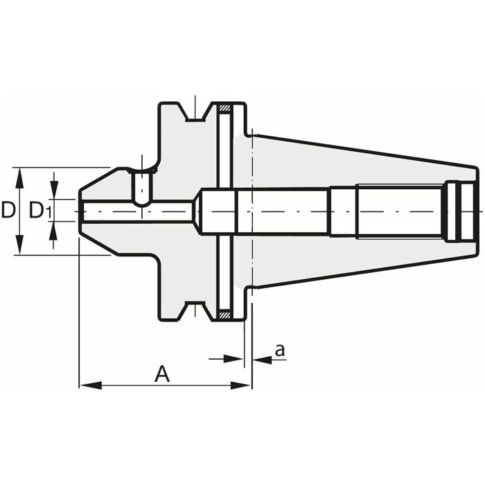 Weldonhållare Form AD 12 mm