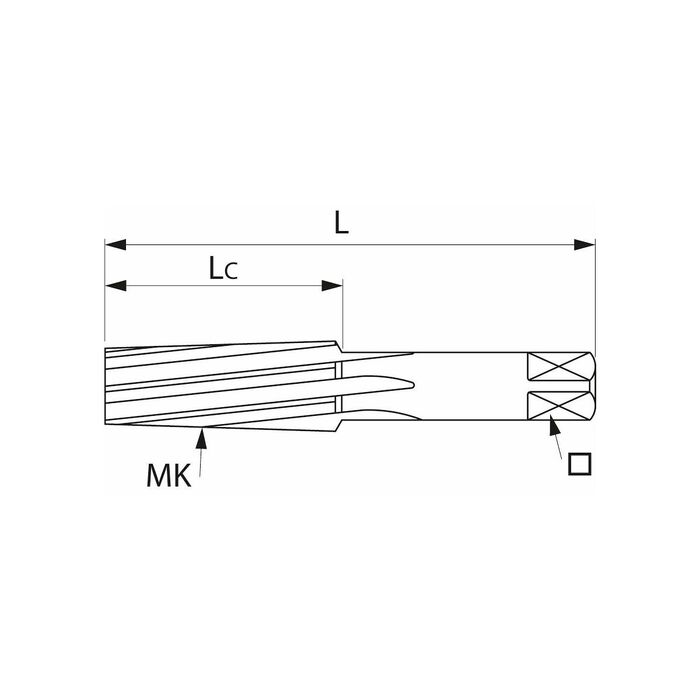 Brotsch med MK-skaft MK2