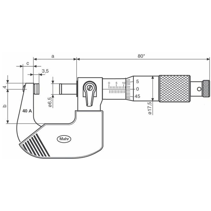 Bygelmikrometer 150-175 mm