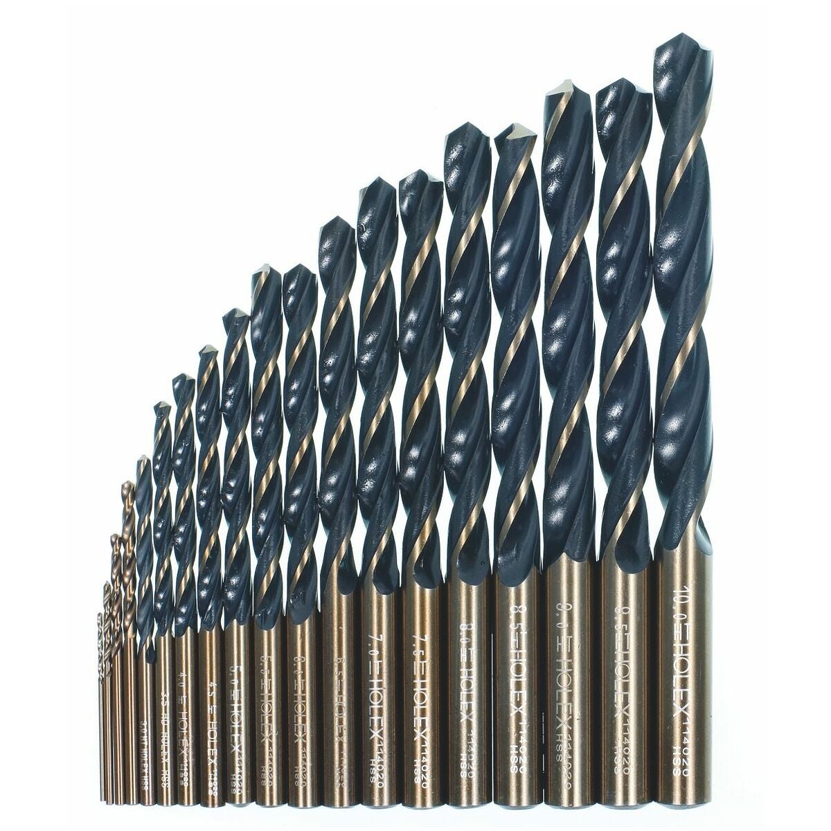 Spiralborrar HSS nr 114020 som påfyllningssats obelagd