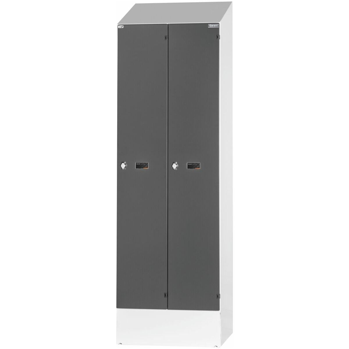 Klädskåp med låsklinka