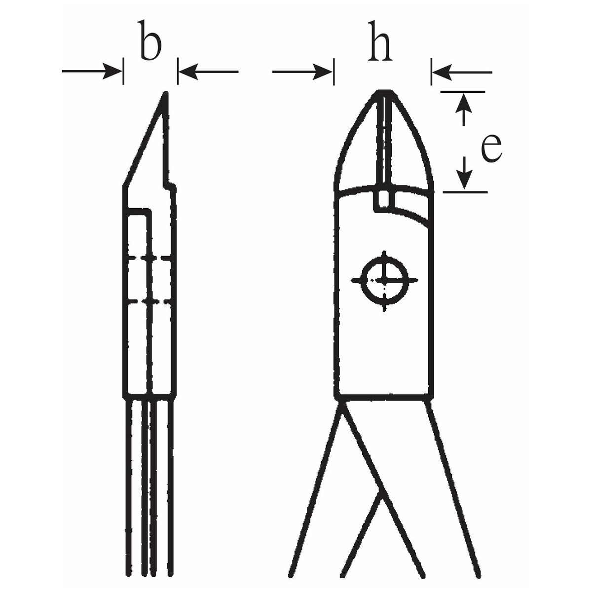 Elektroniksnedavbitare 185 mm