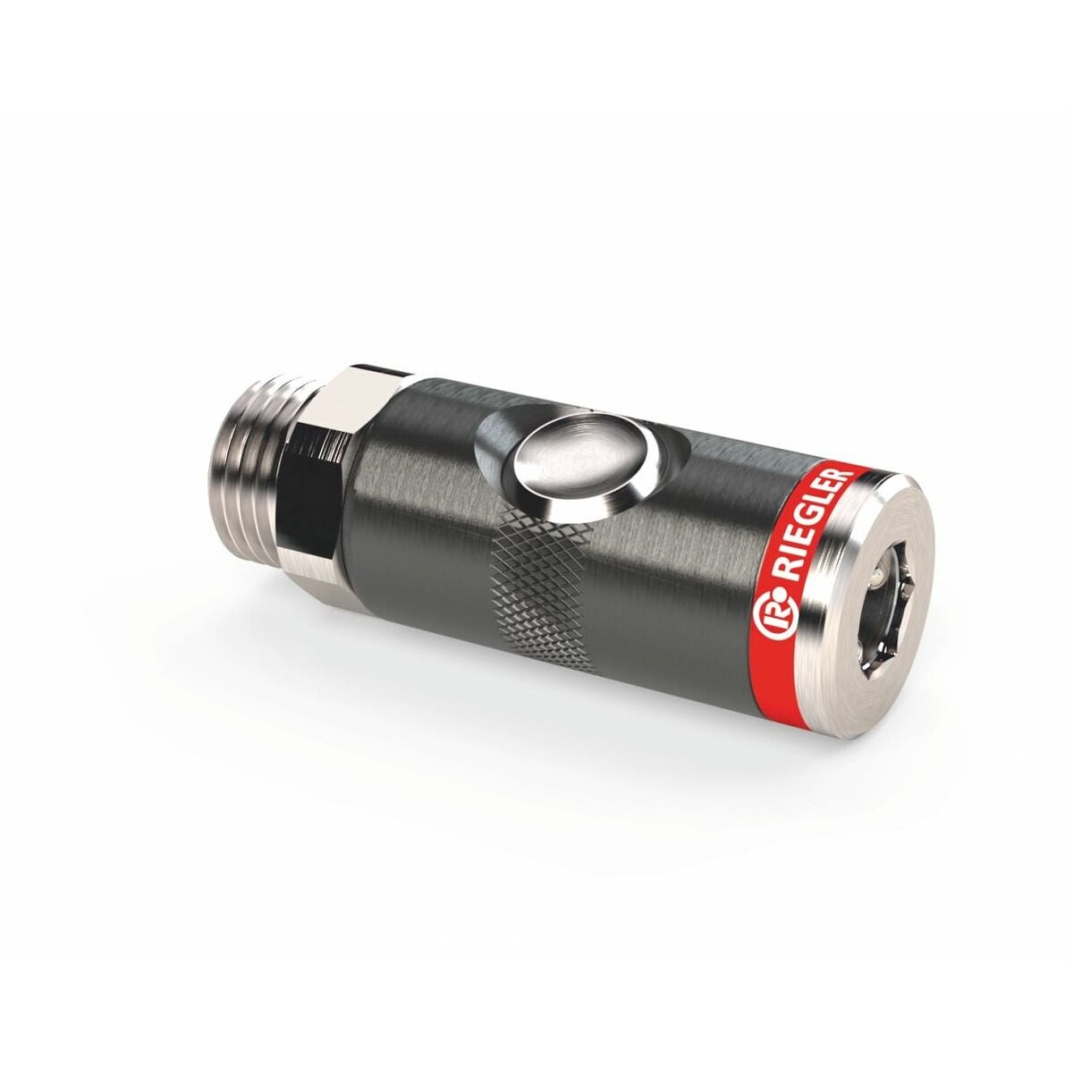 Säkerhetskoppling med utvändig gänga, aluminium