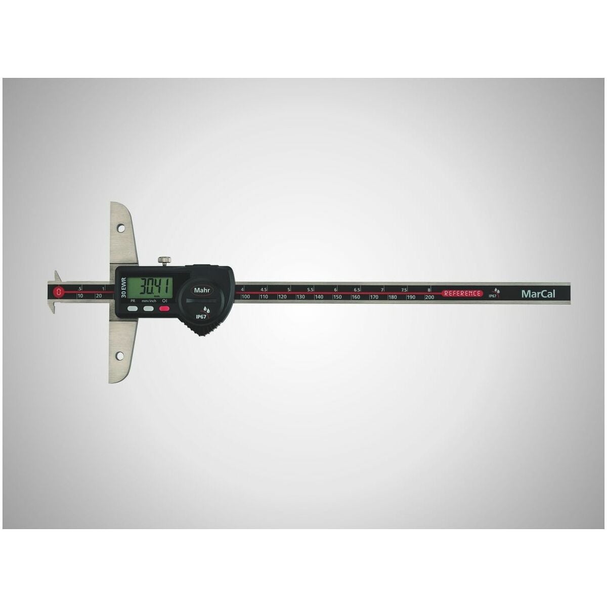 Digitalt spårdjupmått IP 67 200 mm