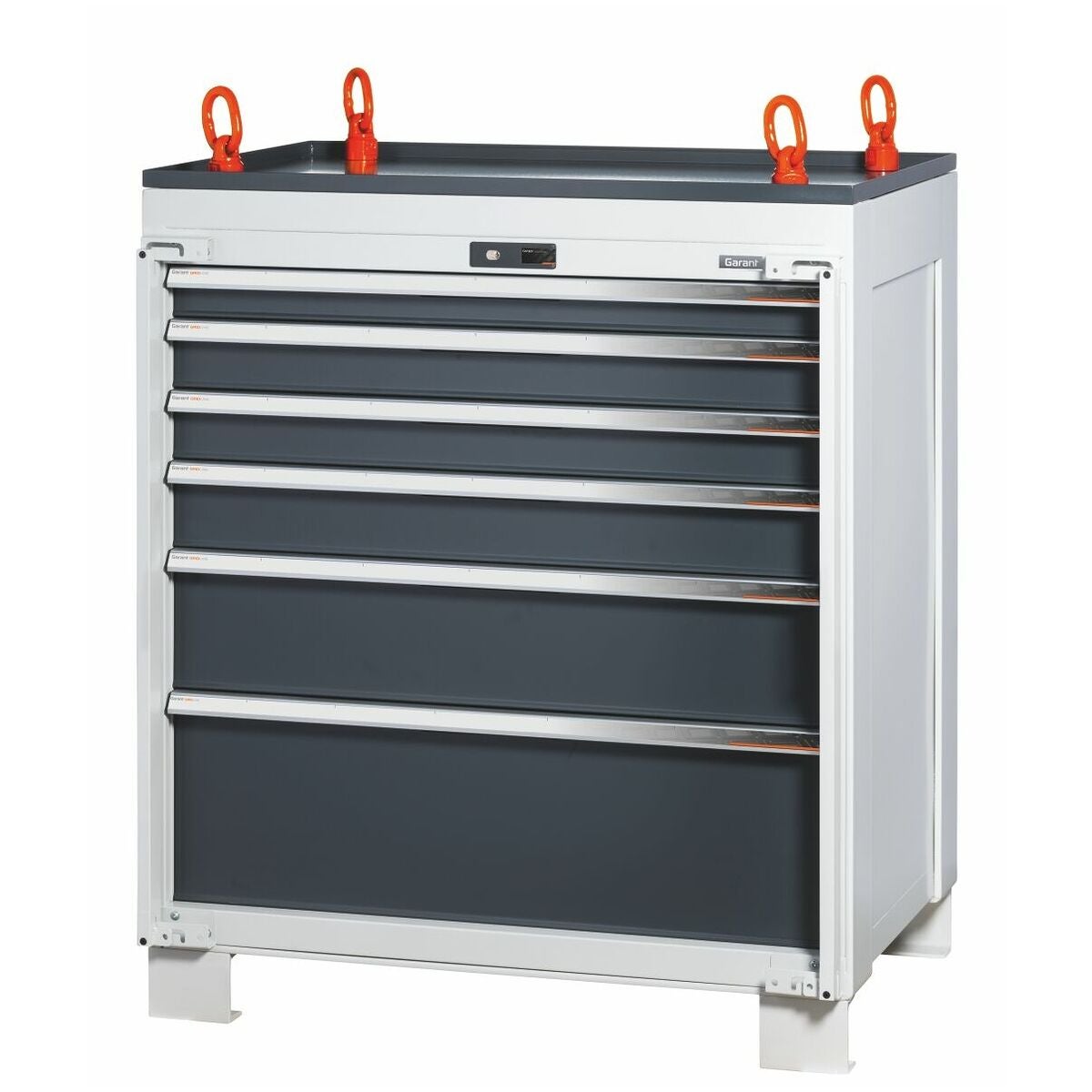 Med kran lastbart verktygsskåp komplett med utdragslådor 200 kg 36×24G