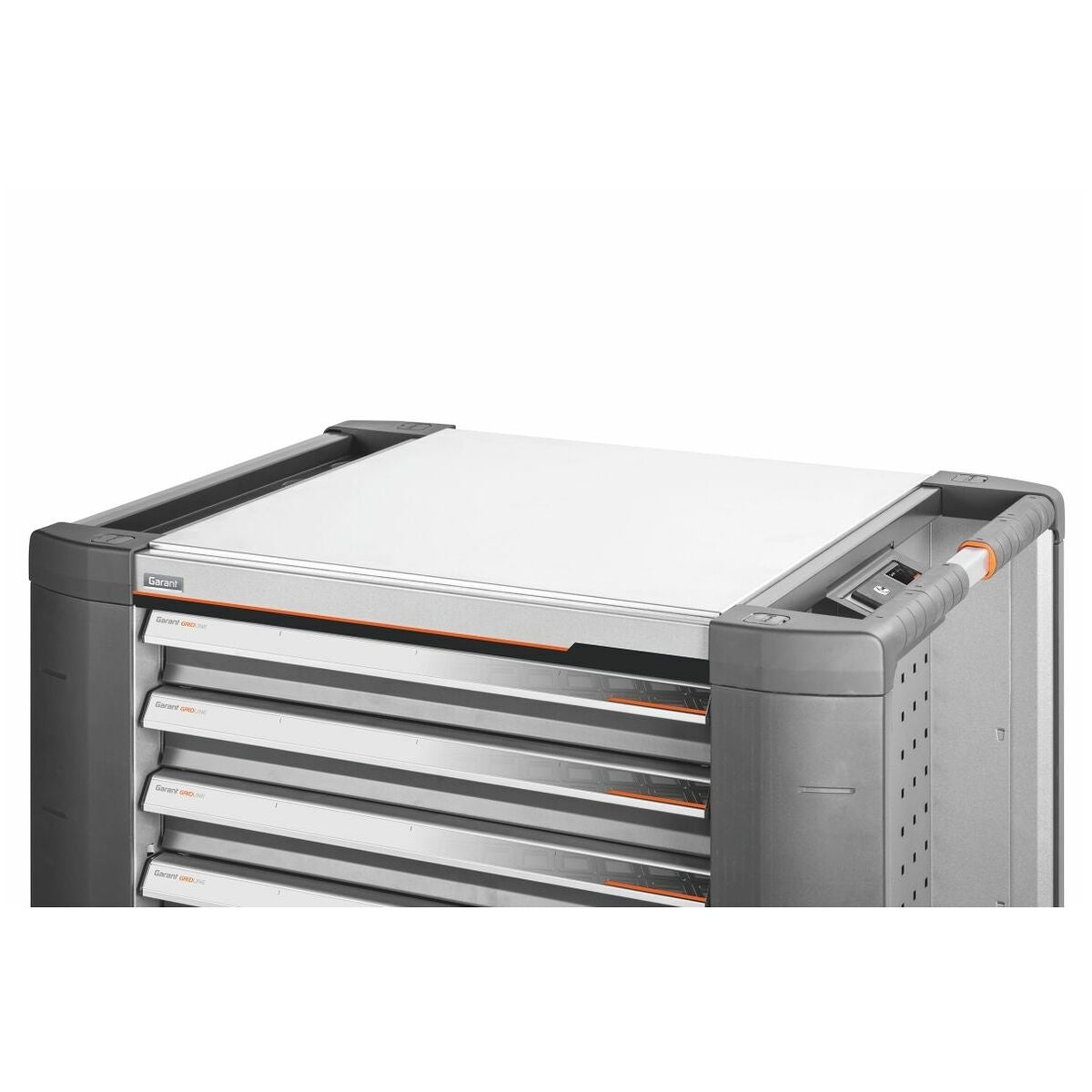 Bambuarbetsskiva för XL ToolCar med yta av förzinkad stålplåt