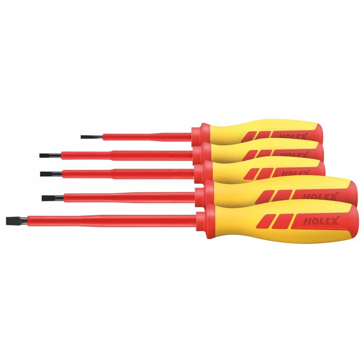 Elektrikerskruvdragarsats för spår Helt VDE-isolerad