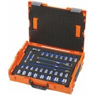 Hylsnyckelsortiment 1/2 tum 32 delar 32