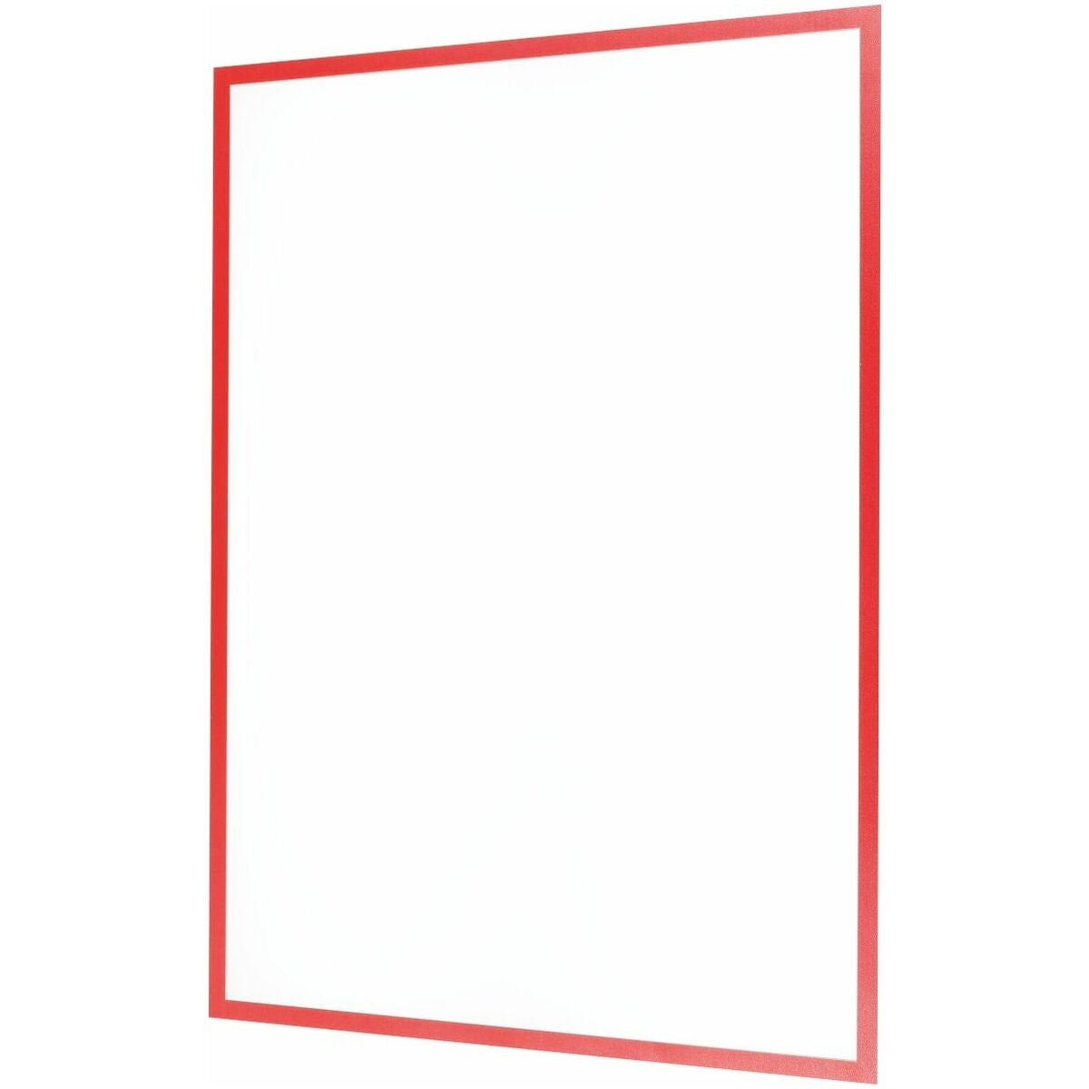 Genomskinlig mapp magnetisk A3 sats med 10 st RED