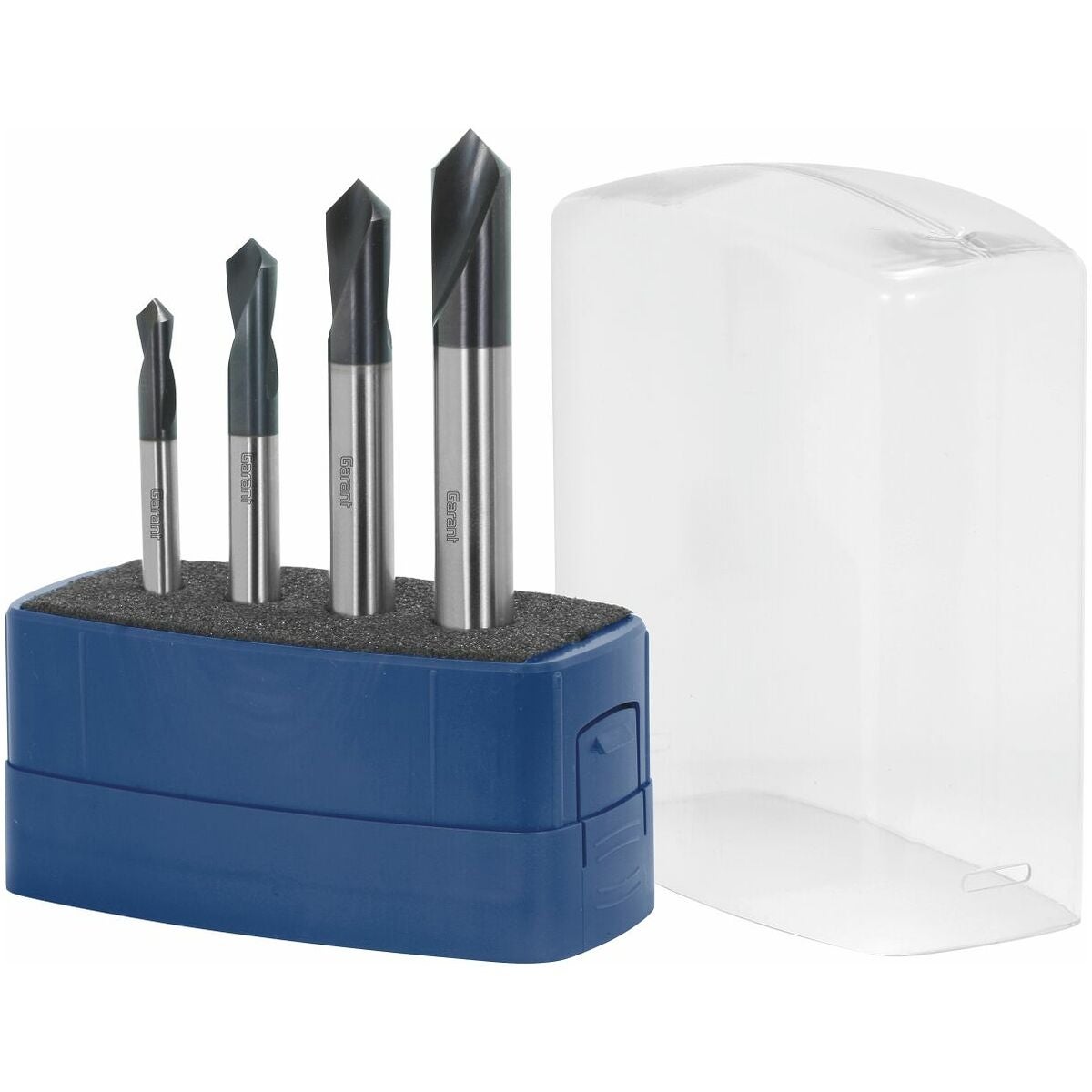 NC-dubbhålsborr HSS-E nr 112020 med plastlåda 90° TiAlN