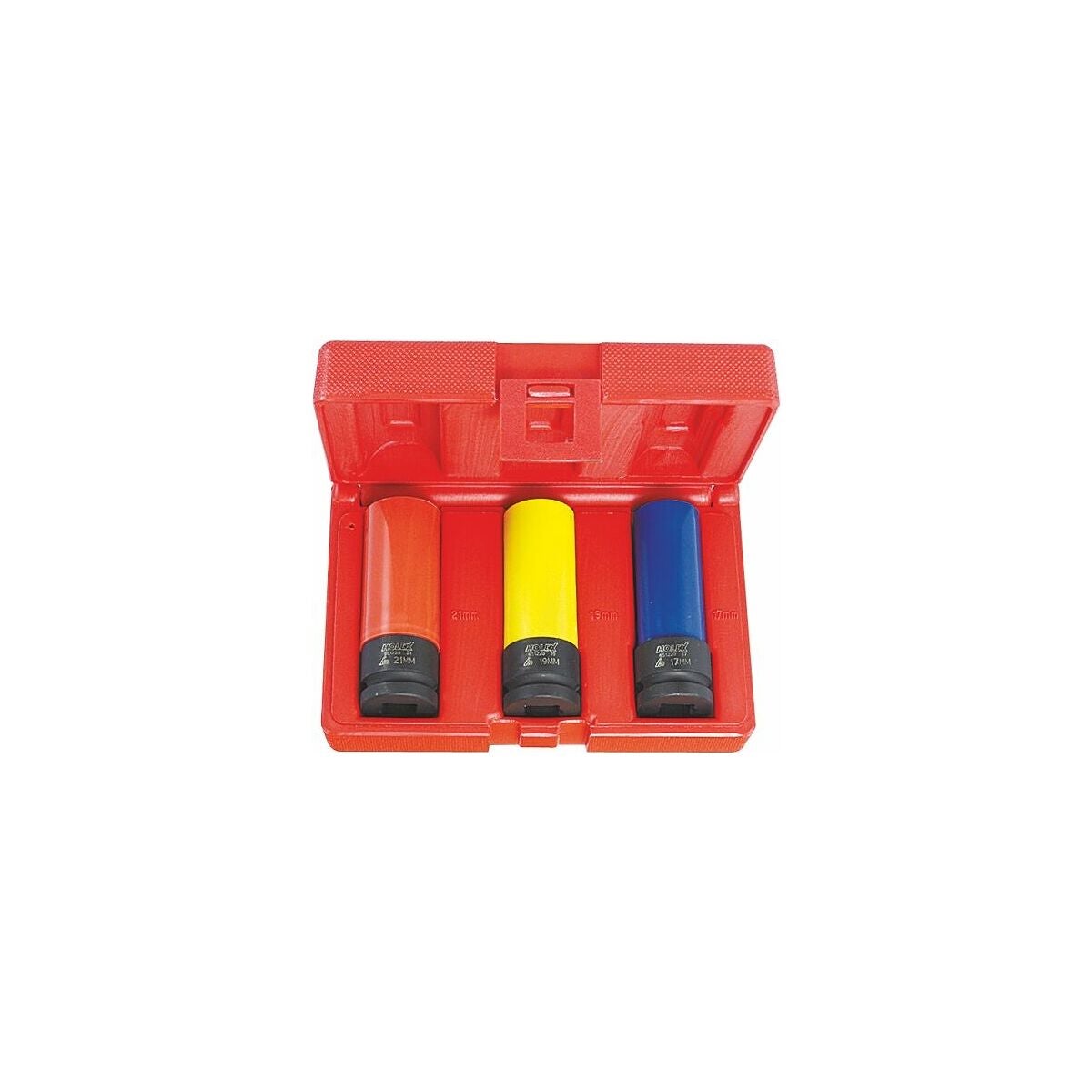 IMPACT-sats sexkant, 1/2″ Surface Drive med nylonhylsa