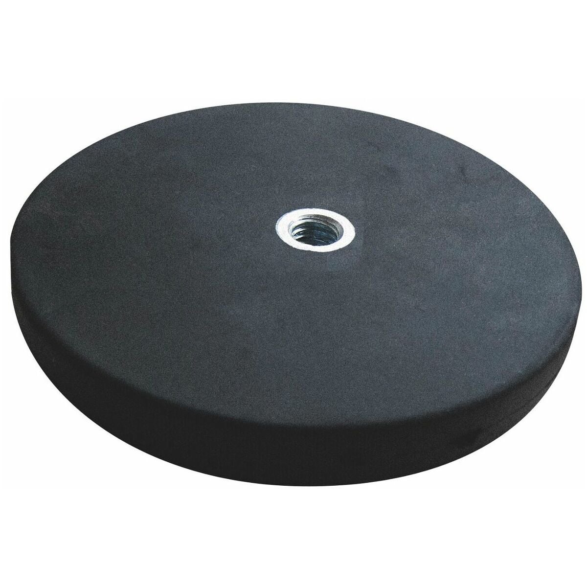 Platt gripmagnet, sats med 2 st med gängbussning plan Neodym