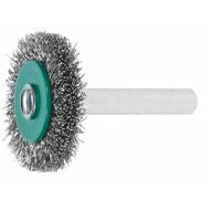 Rundborste med skaft Rostfri tråd 0,20 mm 30X6 mm