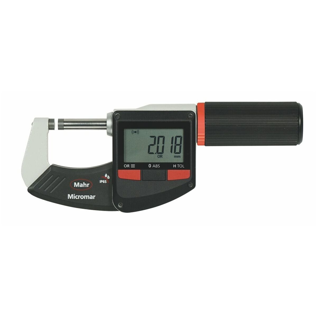 Digital bygelmikrometer med skjutspindel, datautgång