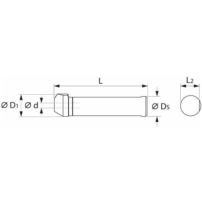 Mikro-skärhållare 16 mm