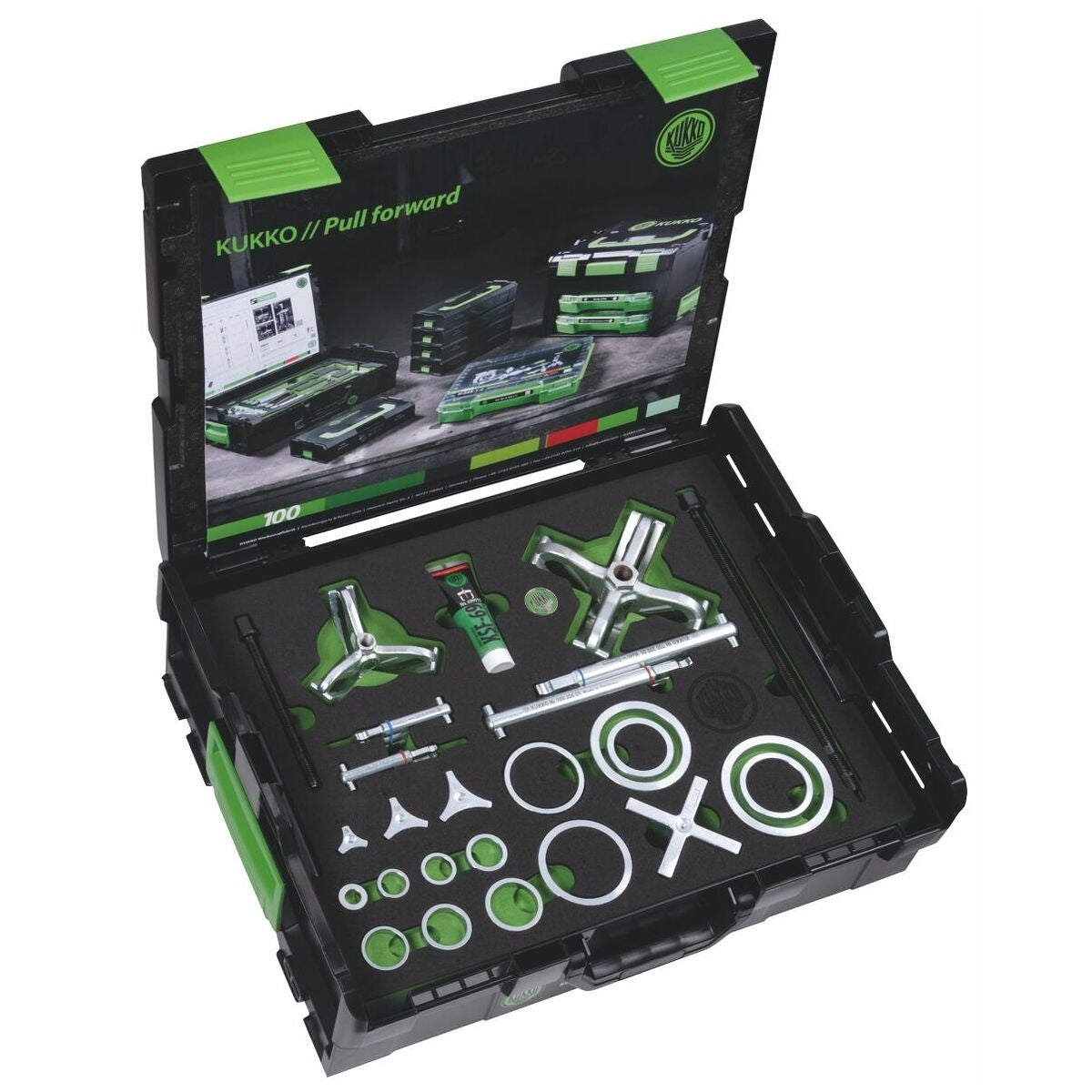 Kullageravdragarsortiment i KUKKO L-BOXX®