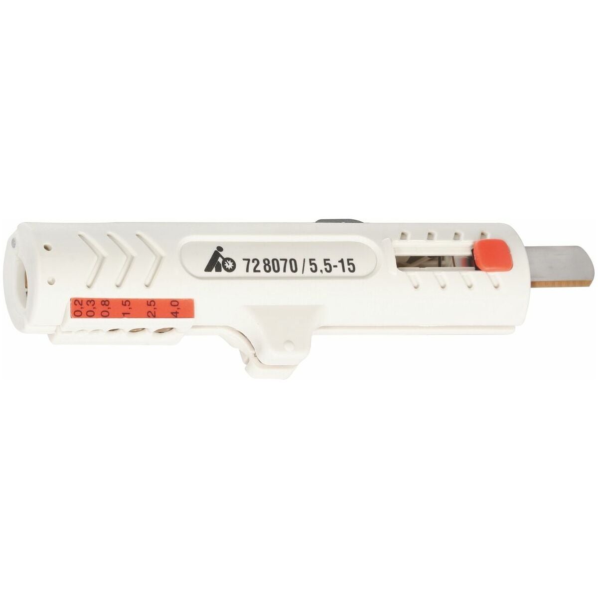 Kabelskalare med knivblad för avisole-ring av data- och styrledningar 5,5-15 mm