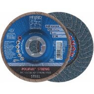 Lamellslipskiva POLIFFAN-STRONG (ZA) för stål ⌀ 125 mm