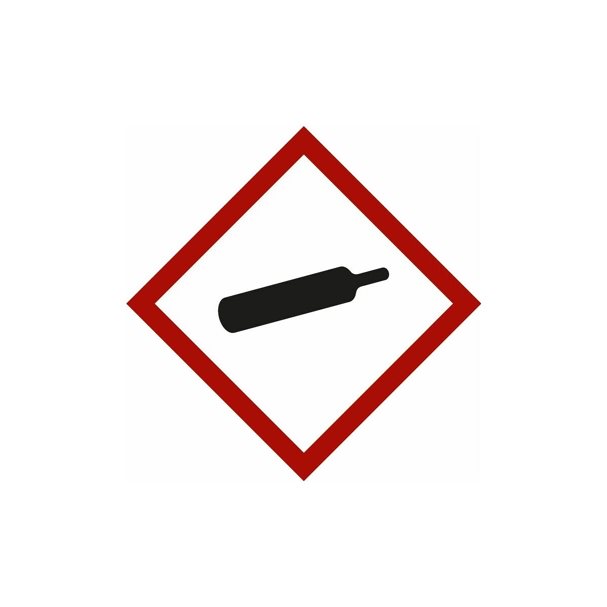 Symbol för farliga ämnen Gasflaska